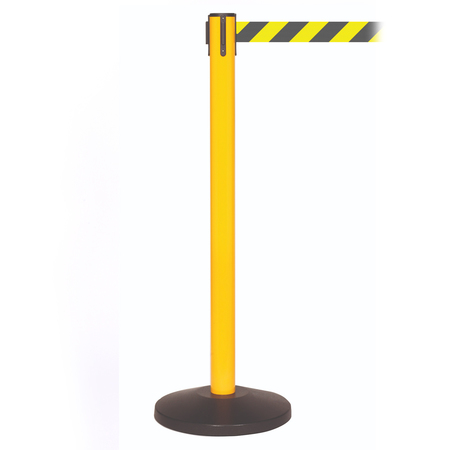 Queue Solutions SafetyMaster 450, Yellow, 13' Yellow/Black CAUTION-DO NOT ENTER Belt SM450Y-YBC130